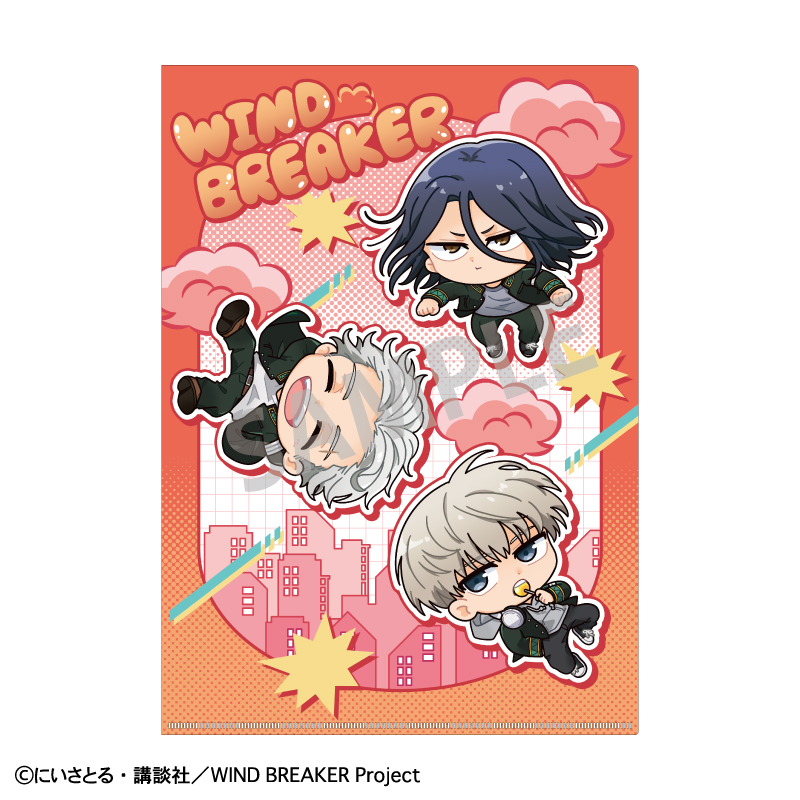 WIND BREAKER_A4シングルクリアファイル B おっこち