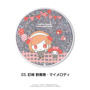주술회전 × 산리오 캐릭터즈_글리터 코스터 03. 쿠시자키 노장미·마이멜로디