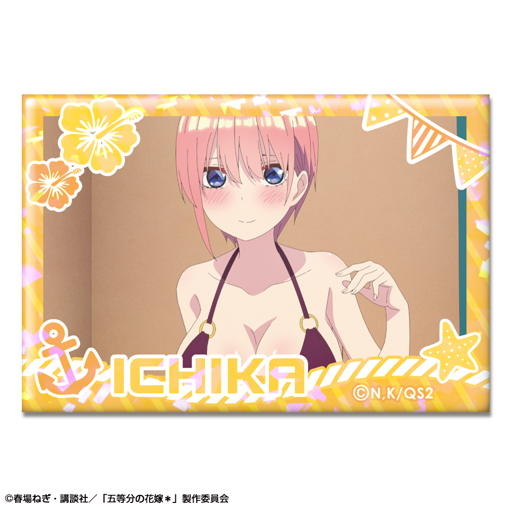 五等分の花嫁＊_ホログラム缶バッジ デザイン02(中野一花/B)
