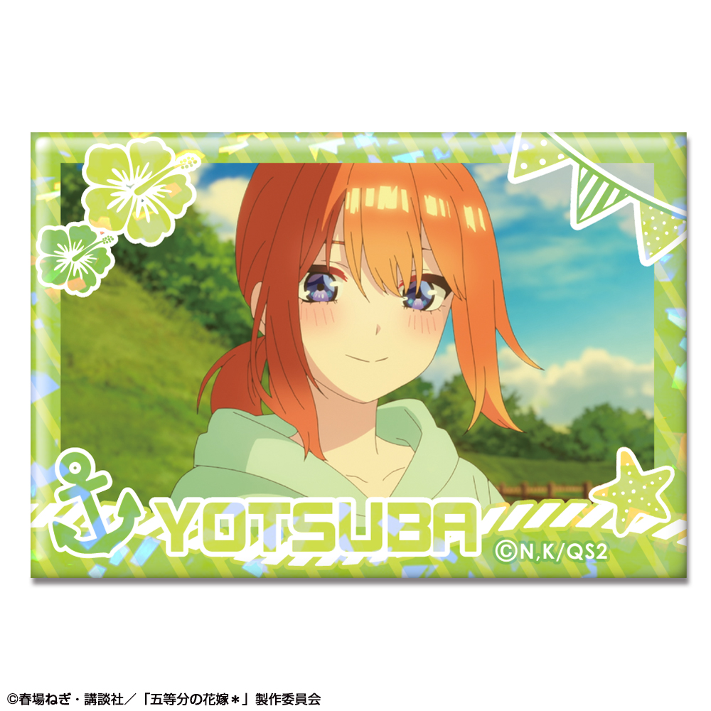 五等分の花嫁＊_ホログラム缶バッジ デザイン16(中野四葉/D)