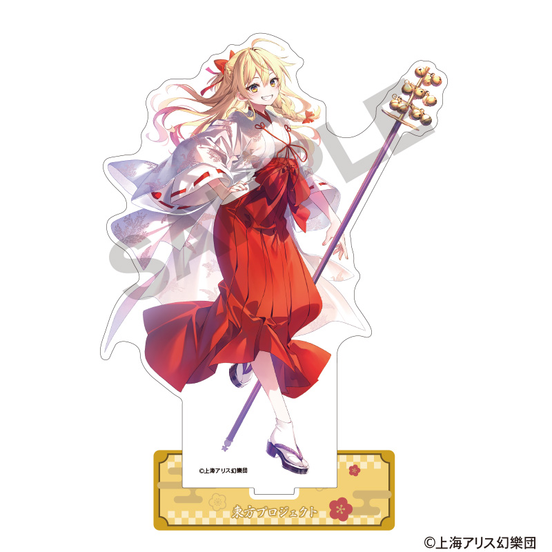東方Project_アクリルスタンド　霧雨魔理沙　博麗神社初詣