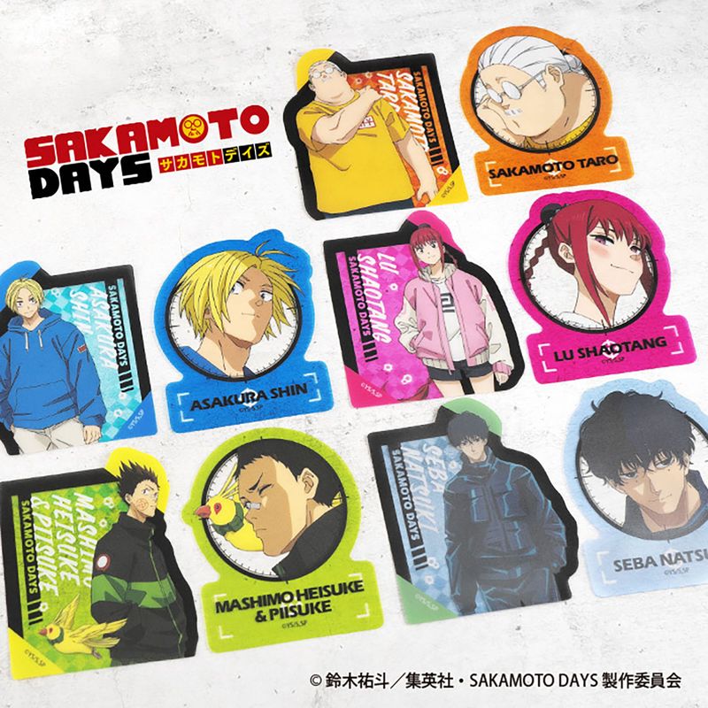 SAKAMOTO DAYS_【食玩】Wダイカットクリアステッカー【BOX／15個入り