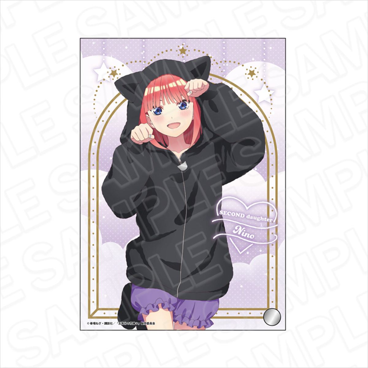 五等分の花嫁*_ミニアクリルアート 二乃 アニマルパーカー ver.