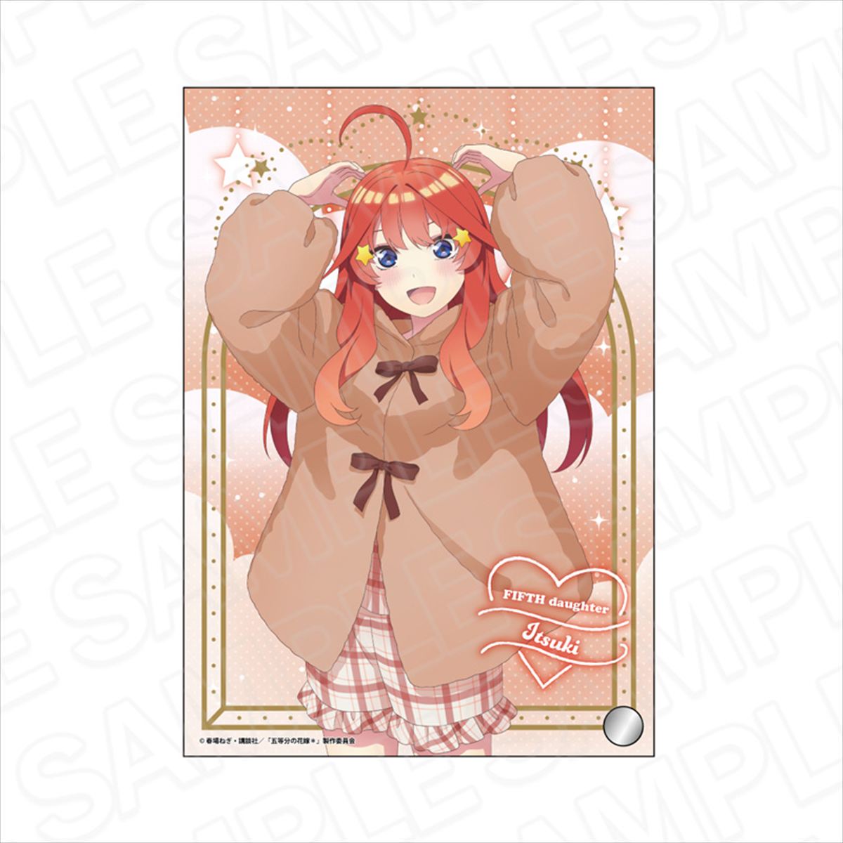 五等分の花嫁*_ミニアクリルアート 五月 アニマルパーカー ver.