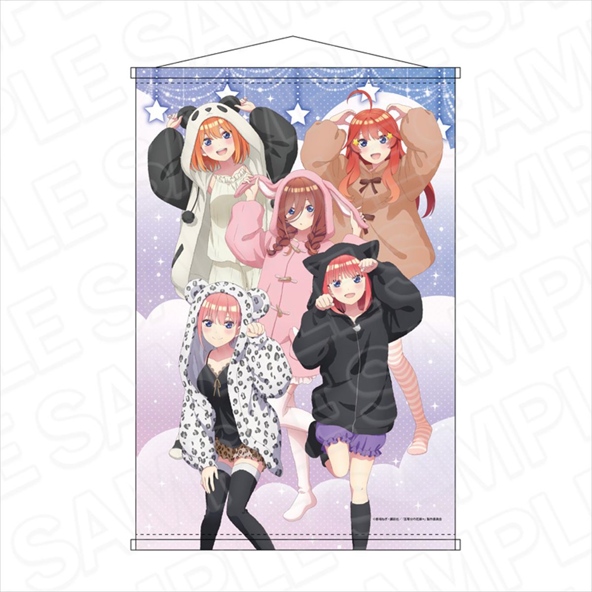 五等分の花嫁*_B2タペストリー アニマルパーカー ver.