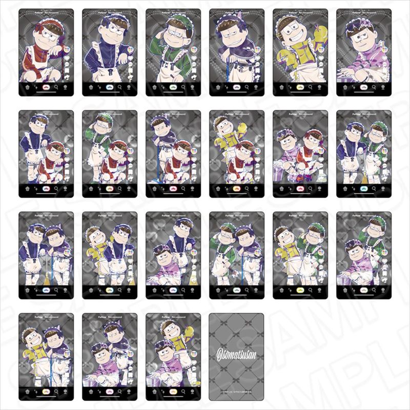 おそ松さん_コレクションカード(ブラインド) ジャージメイド ver