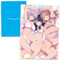 グリッドマン ユニバース_クリアファイル 六花&アカネ&夢芽