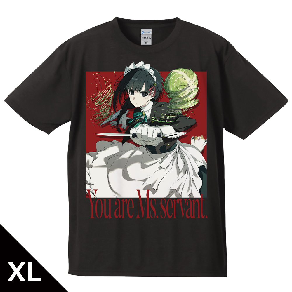 君は冥土様。_XLサイズ_Tシャツ 雪&あげもち太郎