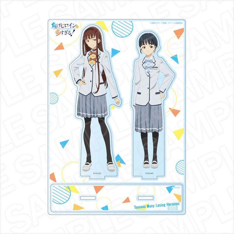 負けヒロインが多すぎる!_アクリルジオラマ 放虎原ひばり&馬剃天愛星