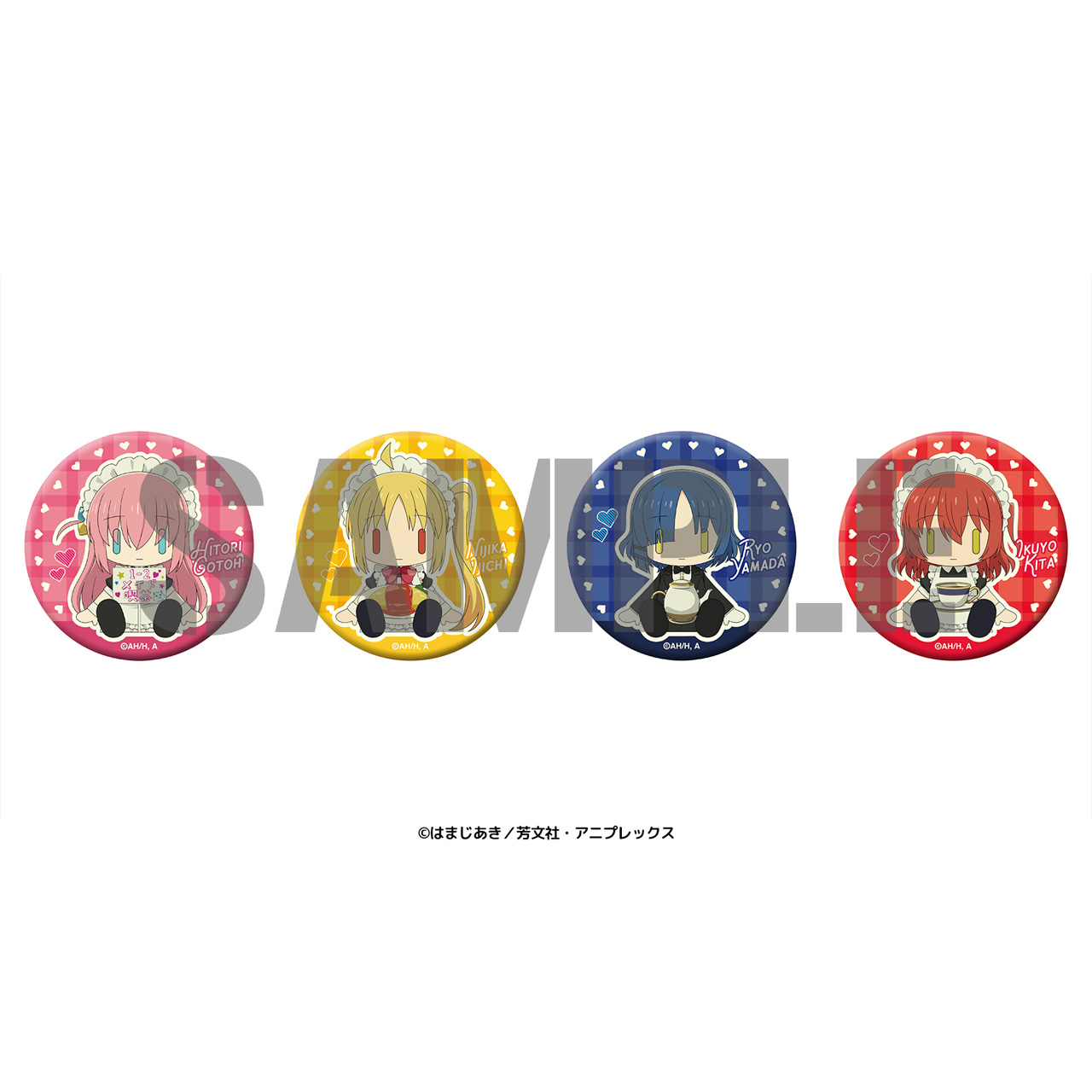 ぼっち・ざ・ろっく！and gallery カフェ コラボ 後藤ひとり 缶バッジ ぼっち・ざ・ろっく！and gallery カフェ コラボ 後藤ひとり 缶バッジ