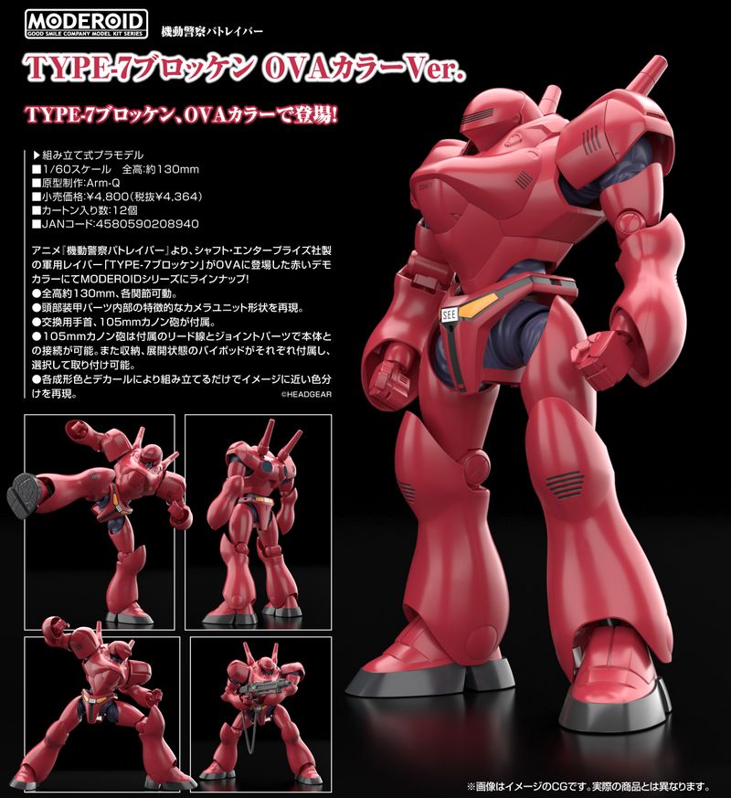 機動警察パトレイバー_MODEROID TYPE-7ブロッケン OVAカラーVer