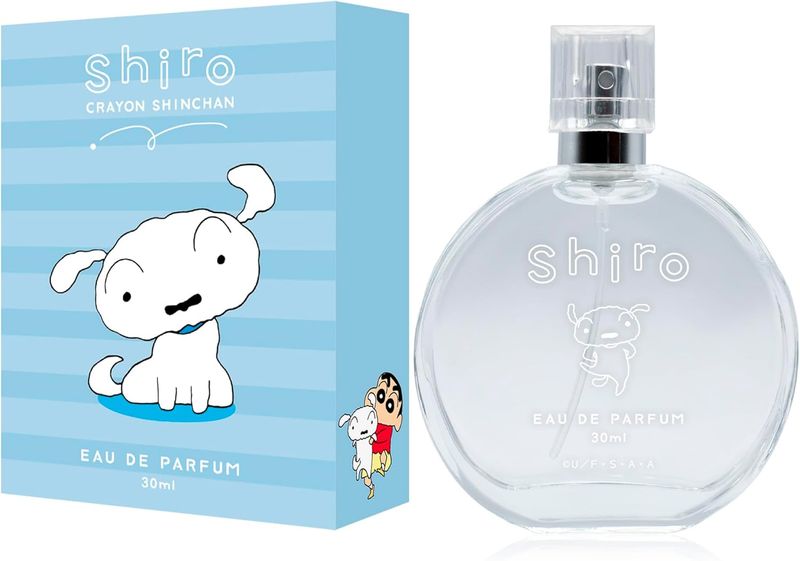 【しんちゃん様】SHIRO SUEDE MEMORIES オードパルファン クレヨンしんちゃん_シロ オードパルファム | クレヨンしんちゃん公式