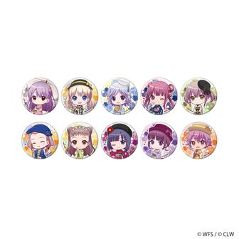 まぎすと らんまくん 缶バ 等身 デフォ バラ売り️⭕️ ららマジ_缶バッジ 54/BOX(全10種)(ミニキャライラスト