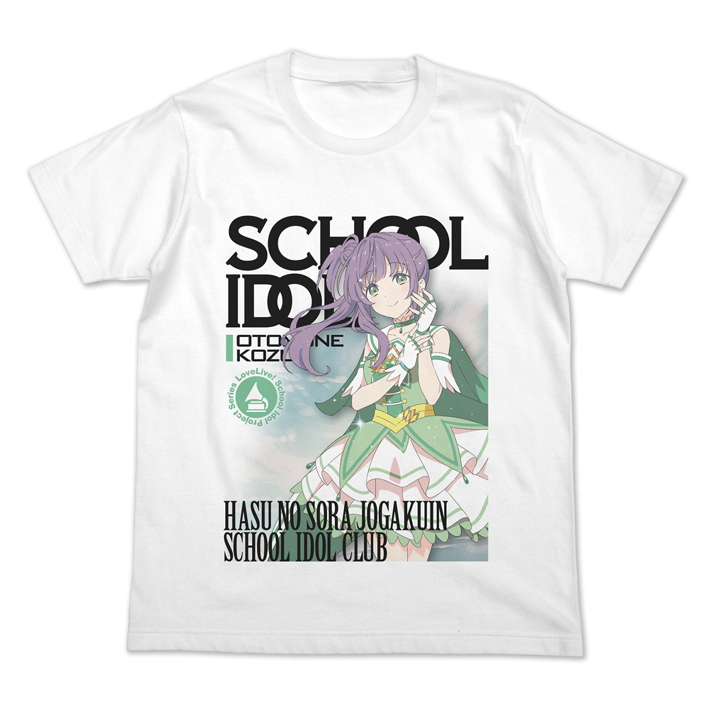 ラブライブ!蓮ノ空女学院スクールアイドルクラブ_Mサイズ_乙宗 梢 フルカラーTシャツ オフィシャルカードゲームVer./WHITE