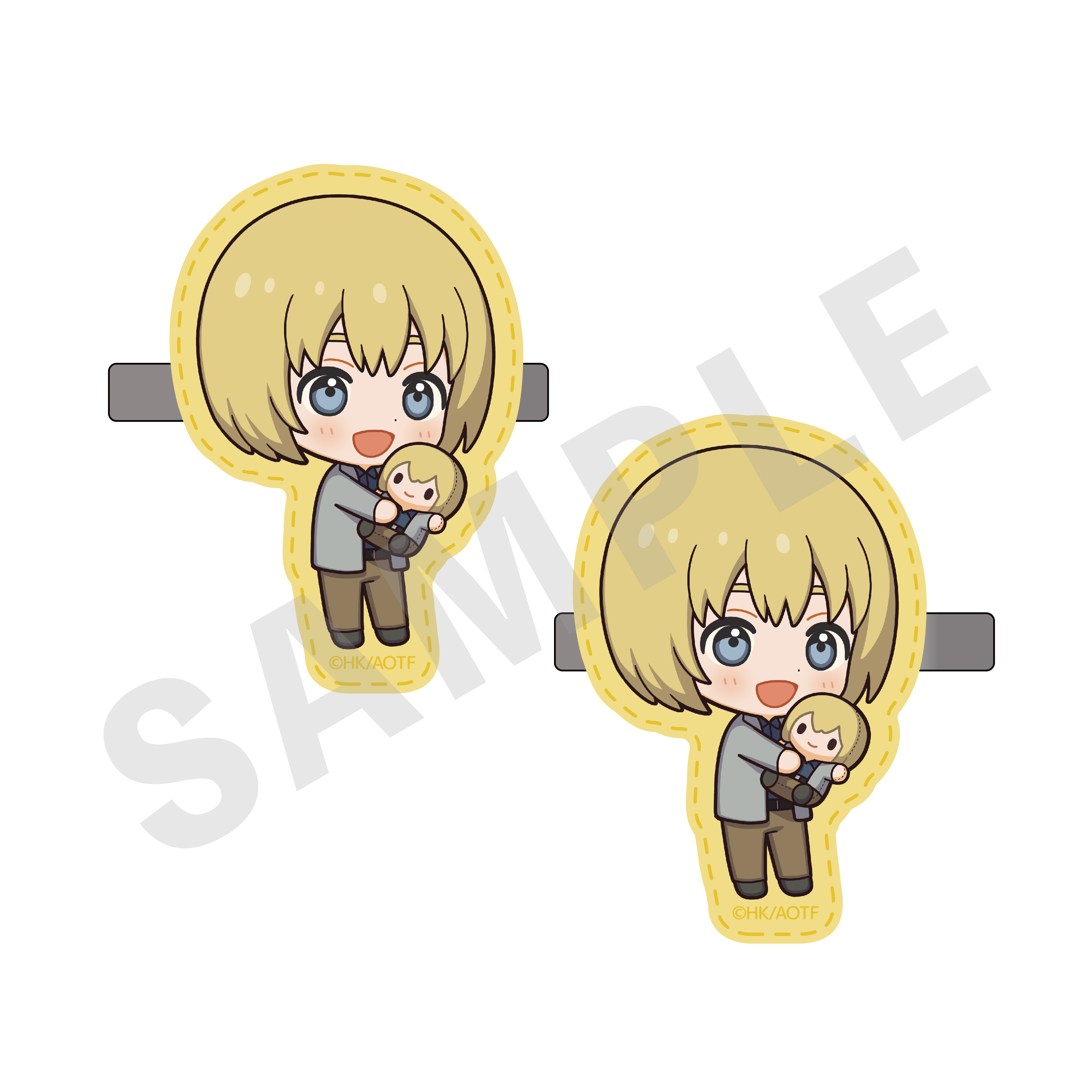 進撃の巨人_ミニキャラだっこシリーズ　アクリルヘアクリップ　アルミン