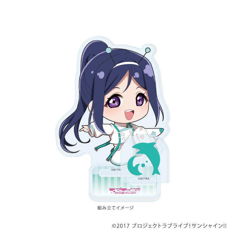 ラブライブ！サンシャイン!!_アクリルスタンドプレート03/宇宙ver. 松浦 果南(ミニキャライラスト)