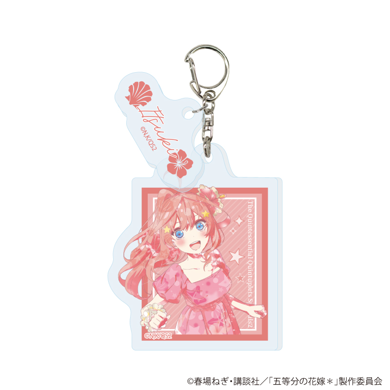 五等分の花嫁＊_パーツ付きアクリルキーホルダー05/五月(SPARKLY PAINT)