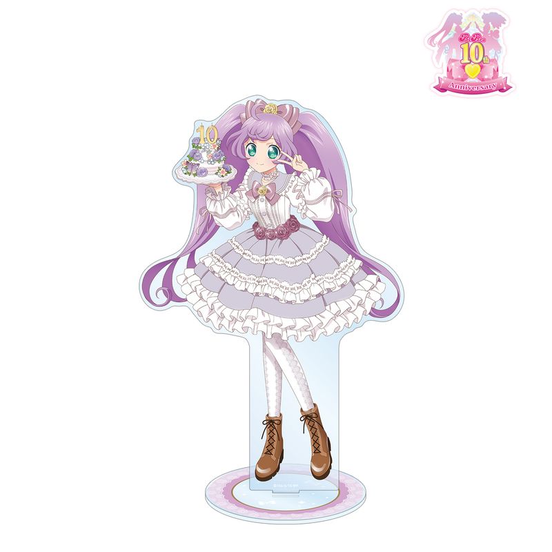 プリパラ　らぁら　メガアクスタ プリパラ10周年_描き下ろし 真中らぁら 花まつりver. 特大アクリル