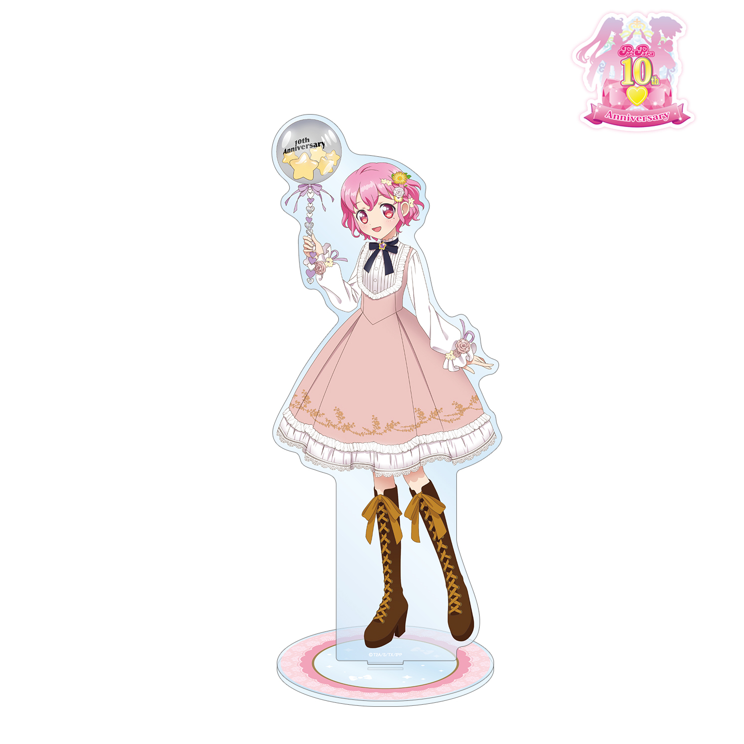 プリパラ10周年_描き下ろし レオナ・ウェスト 花まつりver. 特大アクリルスタンド