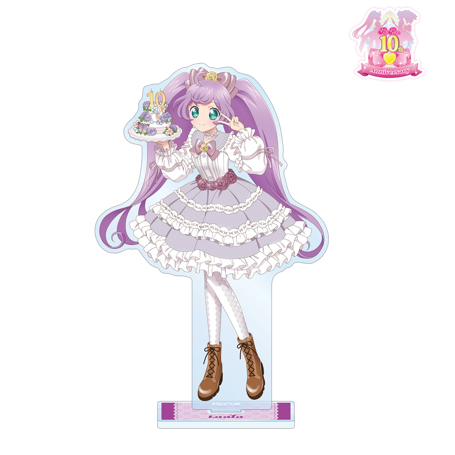 プリパラ10周年_描き下ろし 真中らぁら 花まつりver. BIGアクリルスタンド