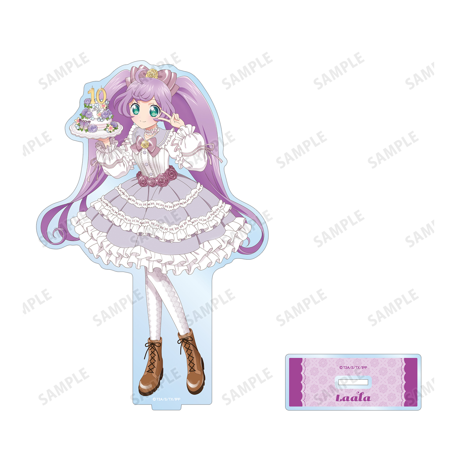 プリパラ10周年　真中のん　アクリルスタンド　アクスタ　まるくじ　花まつり プリパラ10周年_描き下ろし 真中らぁら 花まつりver. BIG