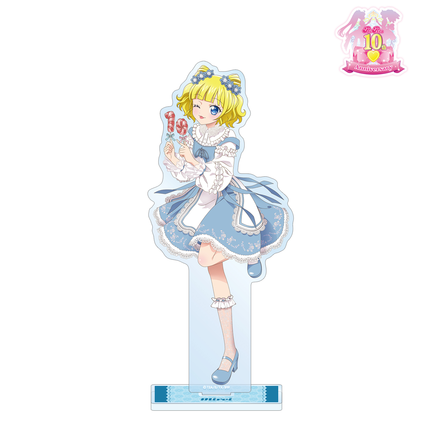 プリパラ10周年_描き下ろし 南みれぃ 花まつりver. BIGアクリルスタンド