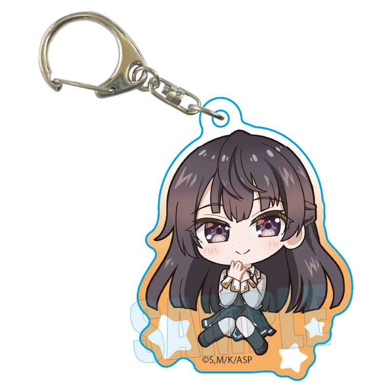 時々ボソッとロシア語でデレる隣のアーリャさん_ぷかっしゅアクリルキーホルダー 周防 有希(制服)