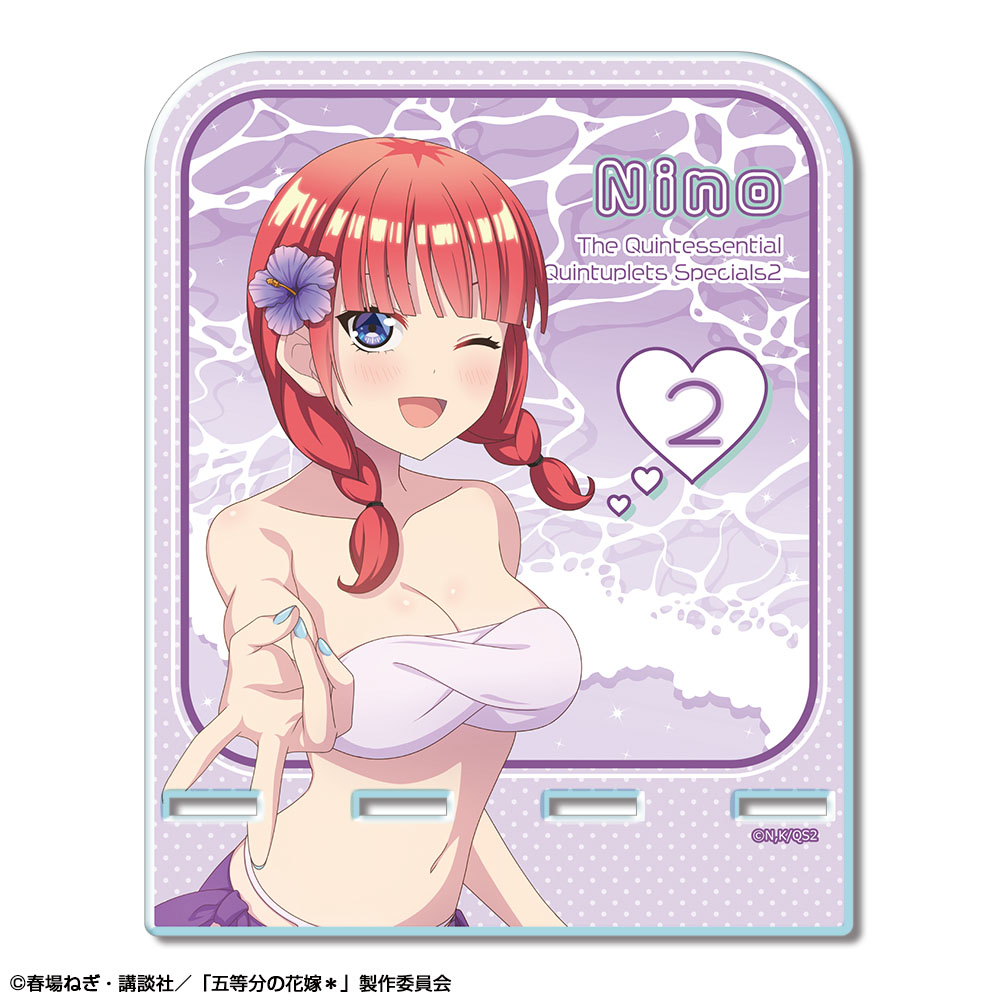 五等分の花嫁＊_アクリルスマホスタンド デザイン02(中野二乃/A)