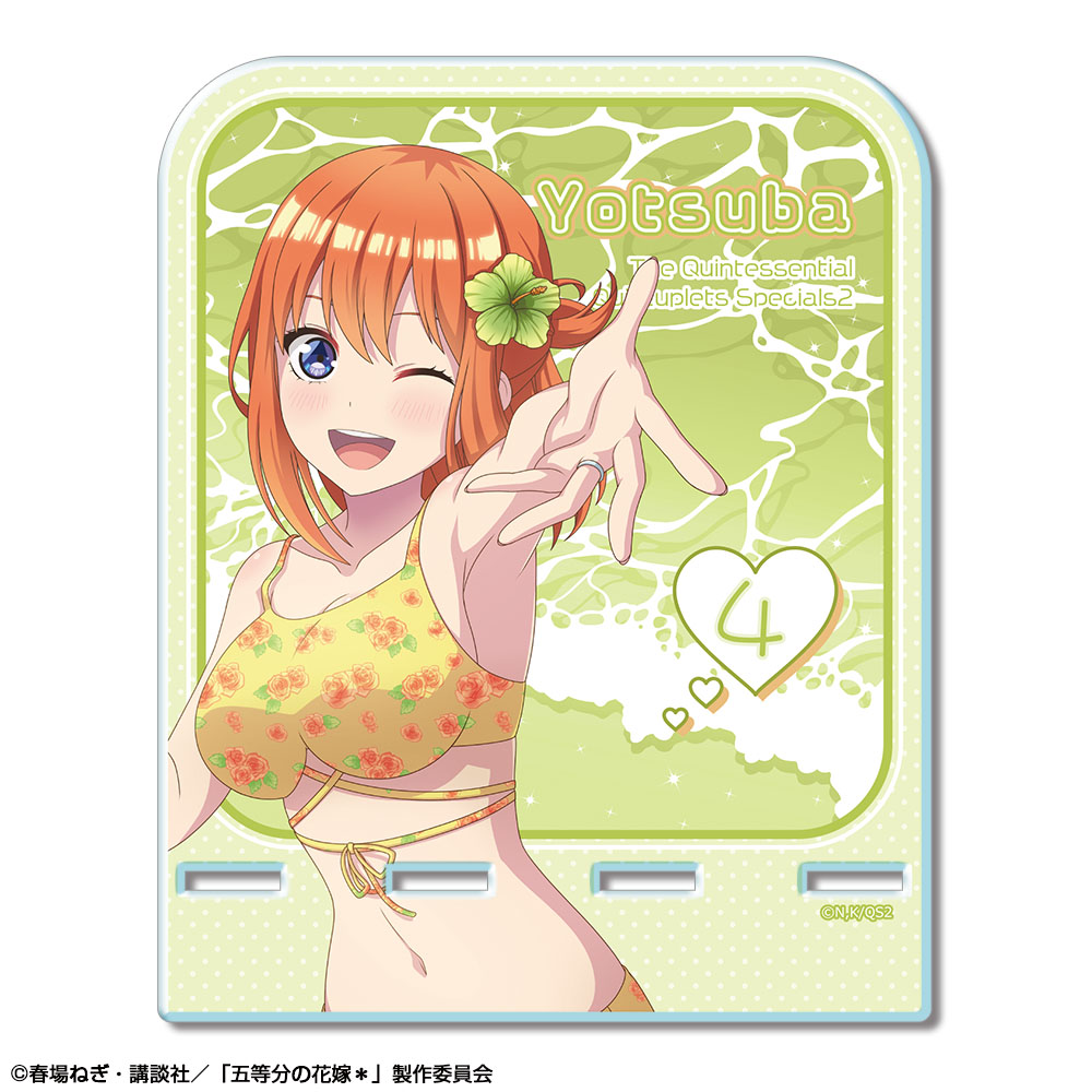 五等分の花嫁＊_アクリルスマホスタンド デザイン04(中野四葉/A)