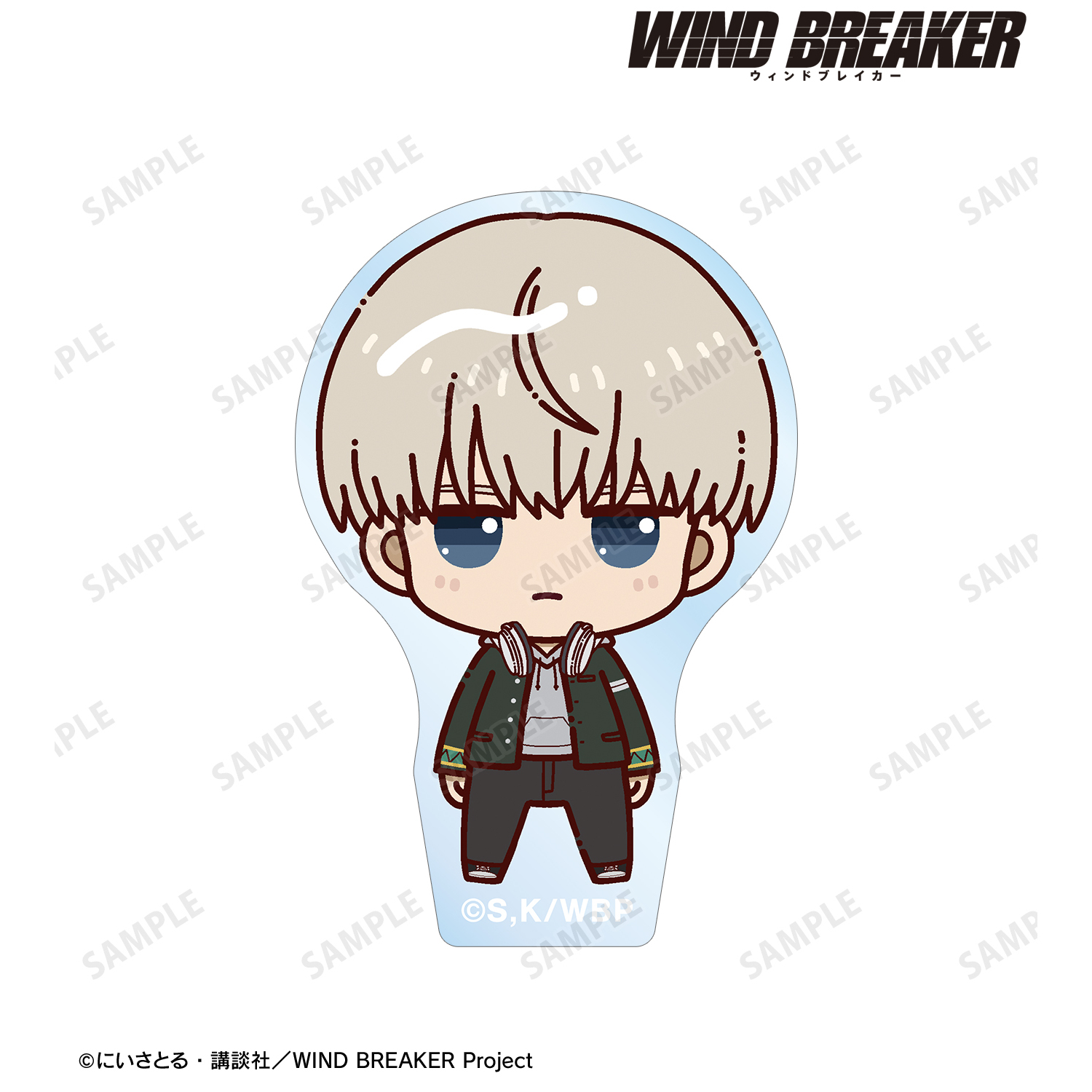 WIND BREAKER_梶 蓮 ちょこんと！ アクリルステッカー