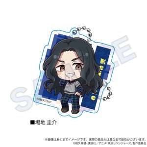 도쿄 리벤저스_미니 캐릭터 홀로 액키 레트로 체크 ver. 장지 케이스케