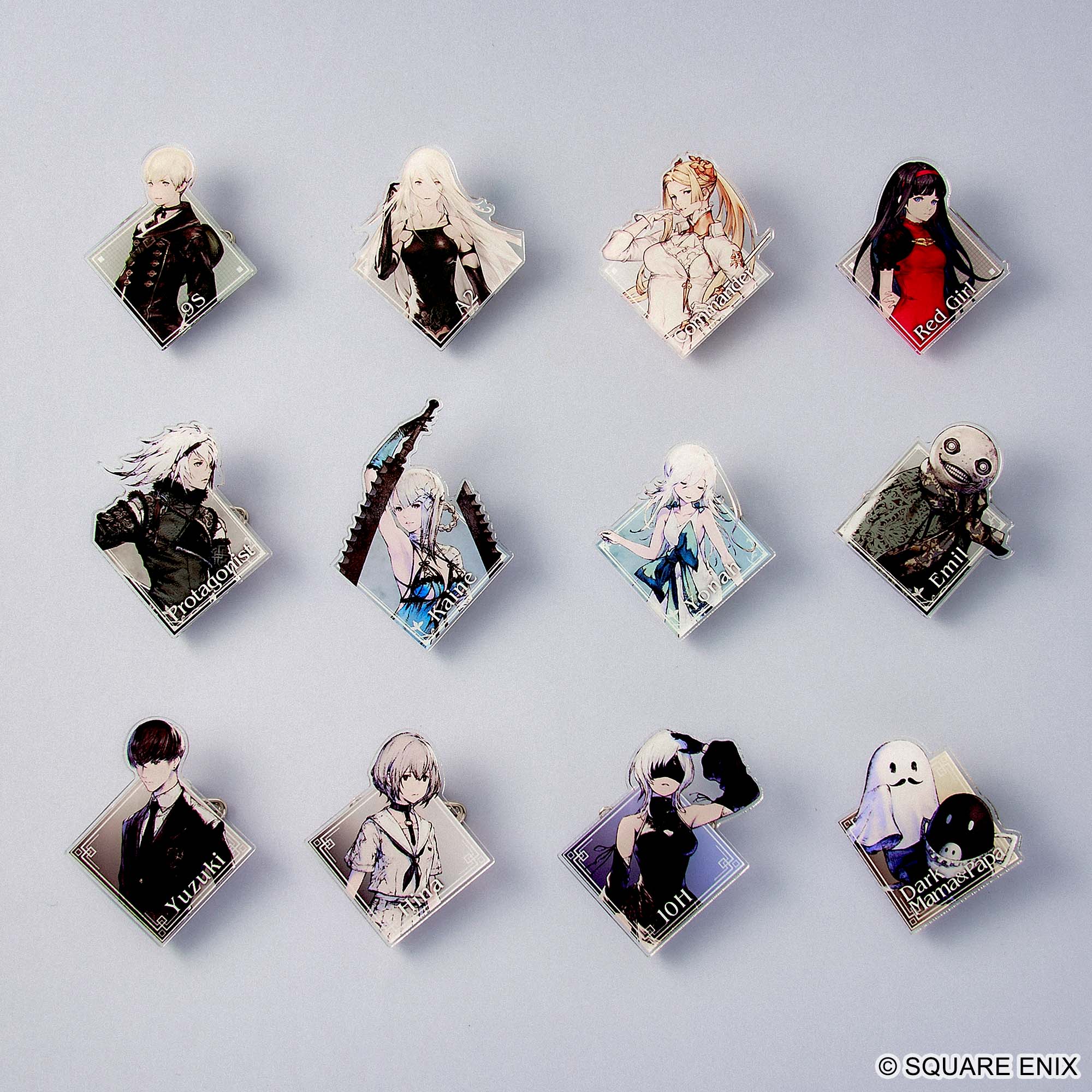 NieR Series_アクリルバッジコレクション Vol.2【BOX／12個入り】