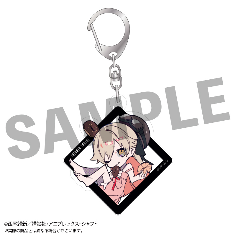 物語シリーズ×望月けい_ちびキャラアクリルキーホルダー　忍野 忍