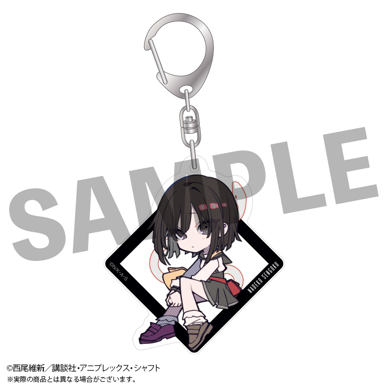 物語シリーズ×望月けい_ちびキャラアクリルキーホルダー　千石 撫子