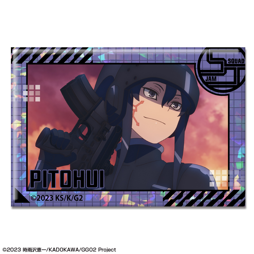ソードアート・オンライン オルタナティブ ガンゲイル・オンライン?_ホログラム缶バッジ デザイン05(ピトフーイ)