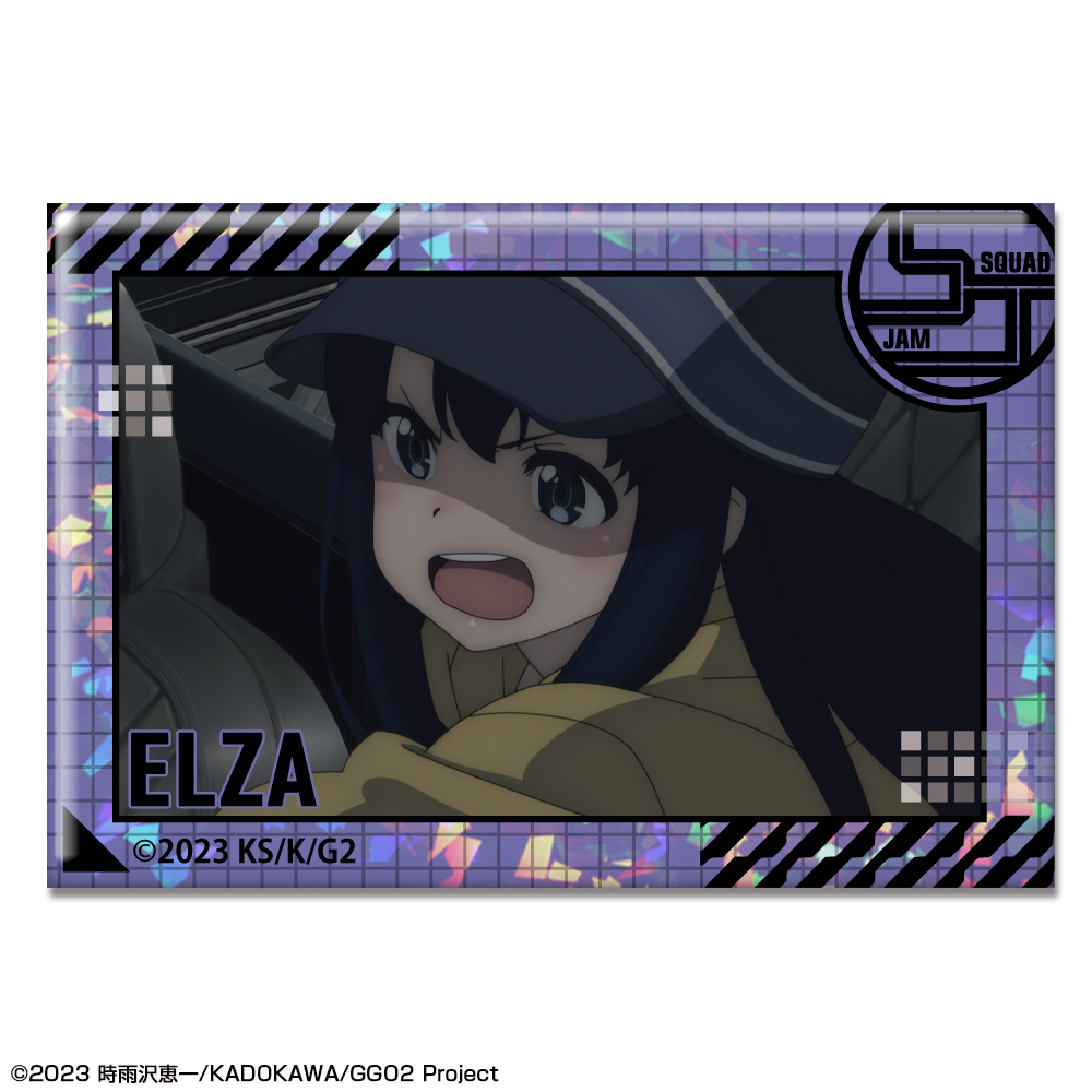 ソードアート・オンライン オルタナティブ ガンゲイル・オンライン?_ホログラム缶バッジ デザイン08(神崎エルザ)
