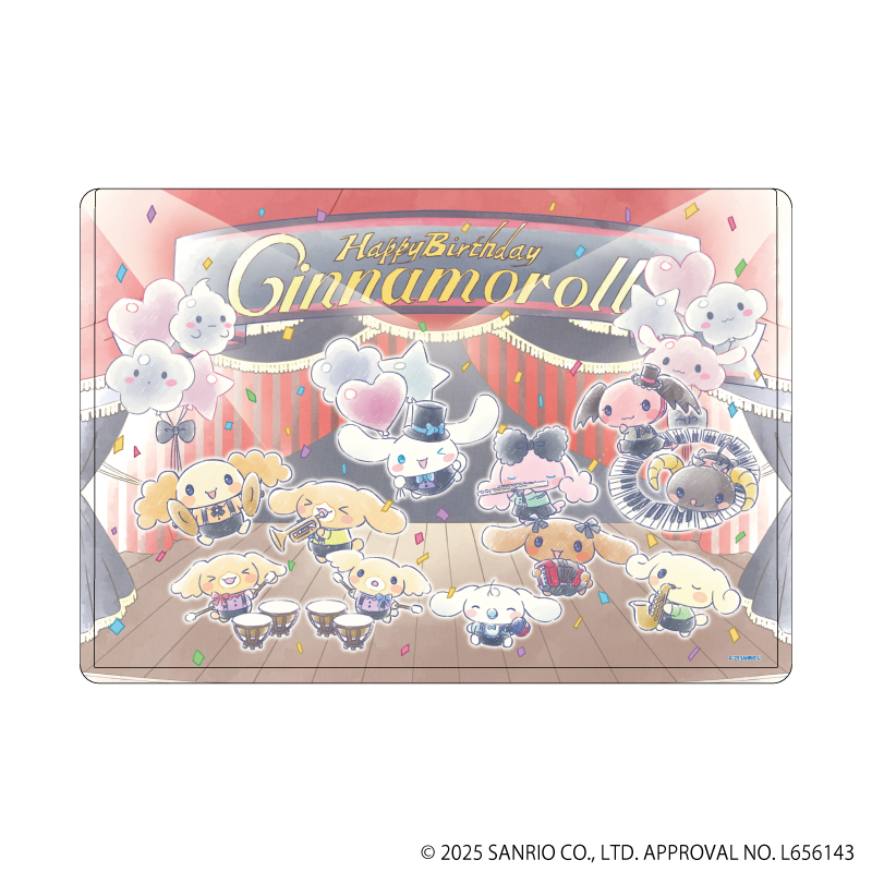 シナモロール_キャラクリアケース06/シナモロールBD2025(グラフアートイラスト)