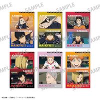 ハイキュー!!_トレーディングスクエア缶バッジ 【BOX／6個入り