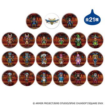 ドラゴンクエストIII 缶バッジ21個入り 1箱 キーホルダー5個 ドラゴンクエストIII そして伝説へ…_缶バッジ【BOX／21個入り