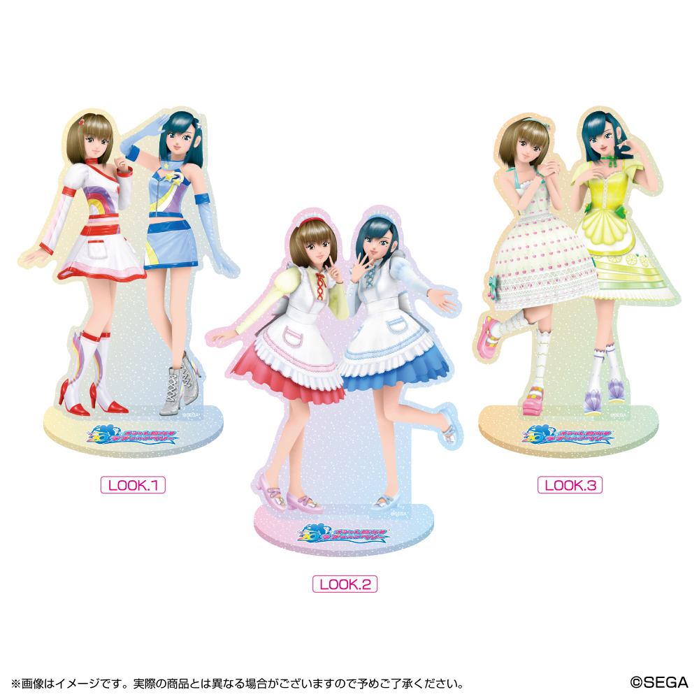 オシャレ魔女?ラブ and ベリー_カフェ_ミラクルアクリルスタンドVol.2　LOOK3