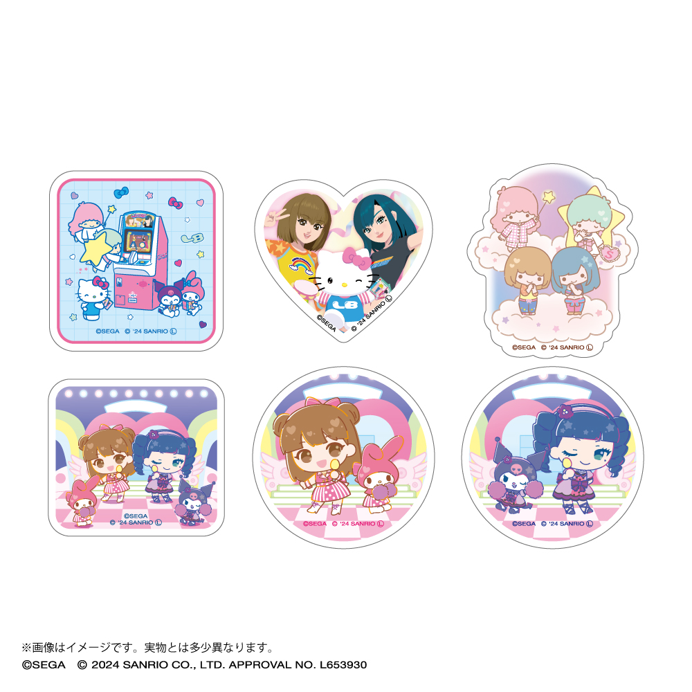 オシャレ魔女♡ラブandベリー×サンリオキャラクターズ_アクリルクリップコレクションブラインドパック（パック）【BOX／6パック入り】