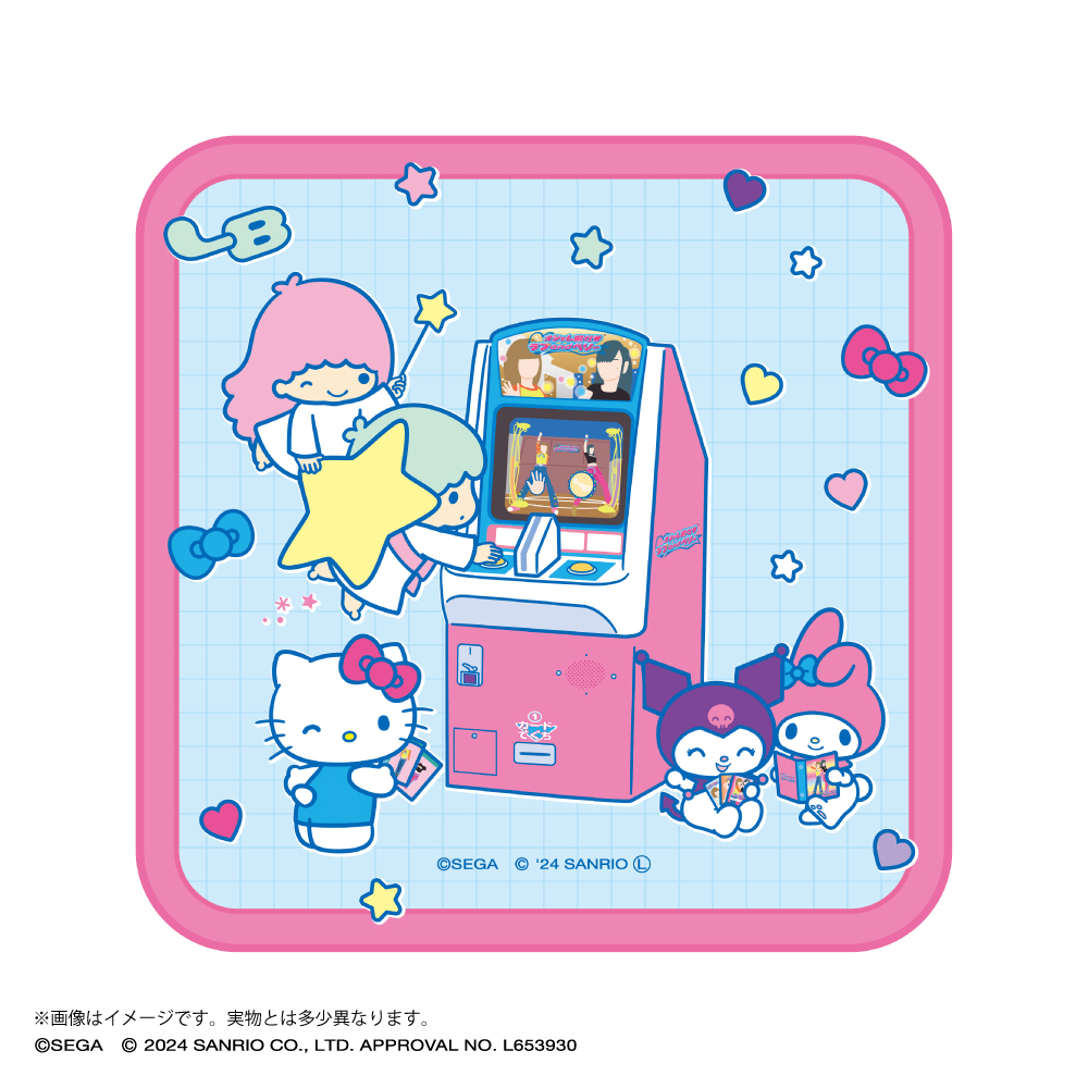 オシャレ魔女♡ラブandベリー×サンリオキャラクターズ_ミニタオルA