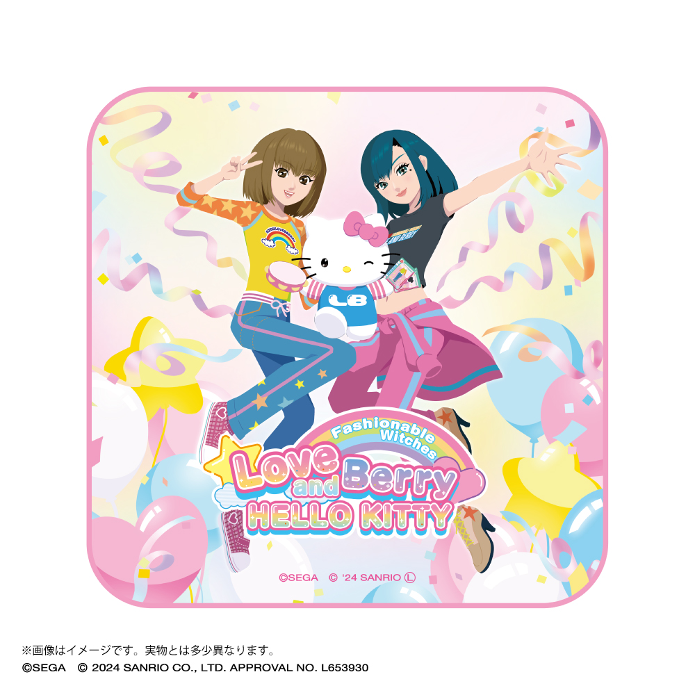 オシャレ魔女♡ラブandベリー×サンリオキャラクターズ_ミニタオルB