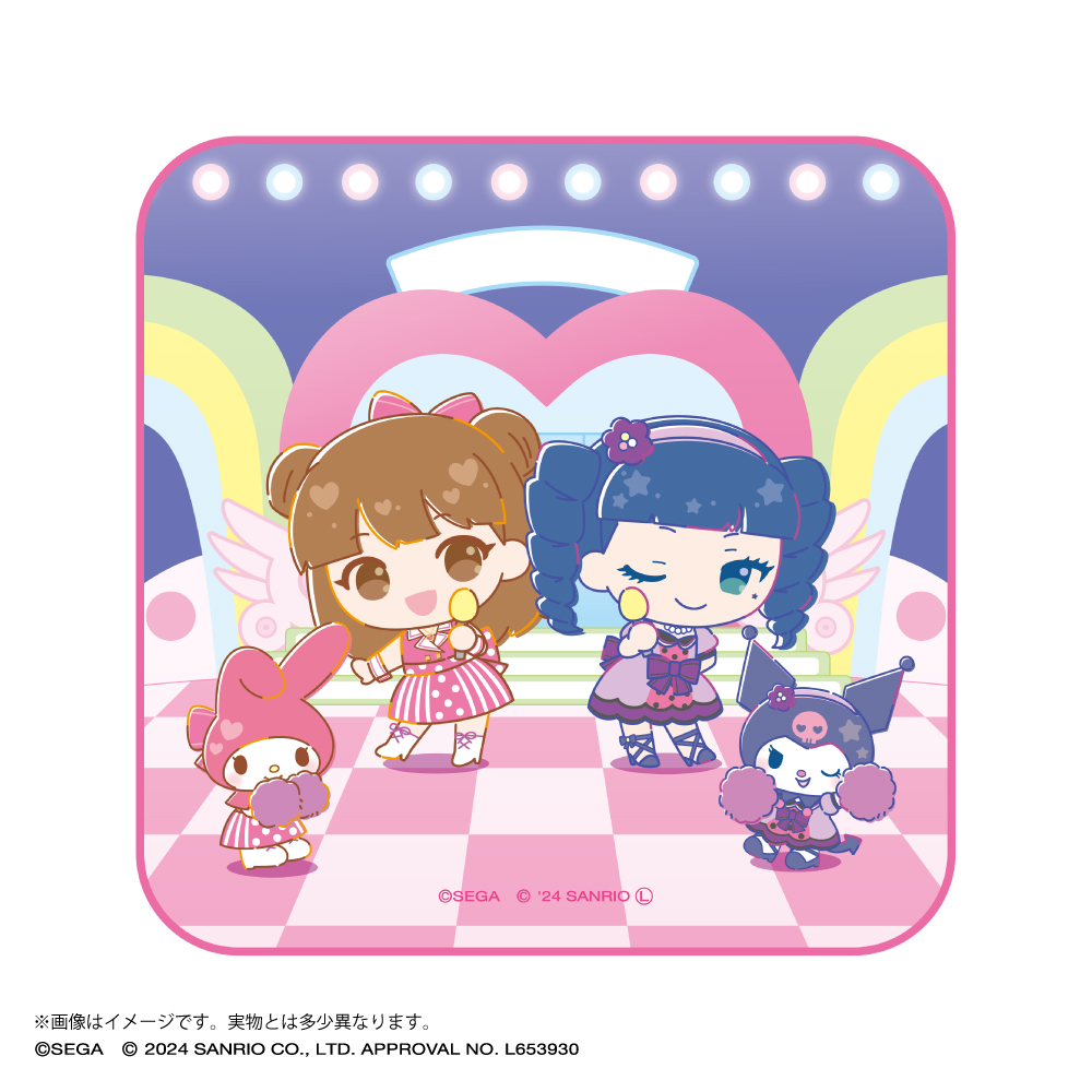 オシャレ魔女♡ラブandベリー×サンリオキャラクターズ_ミニタオルC