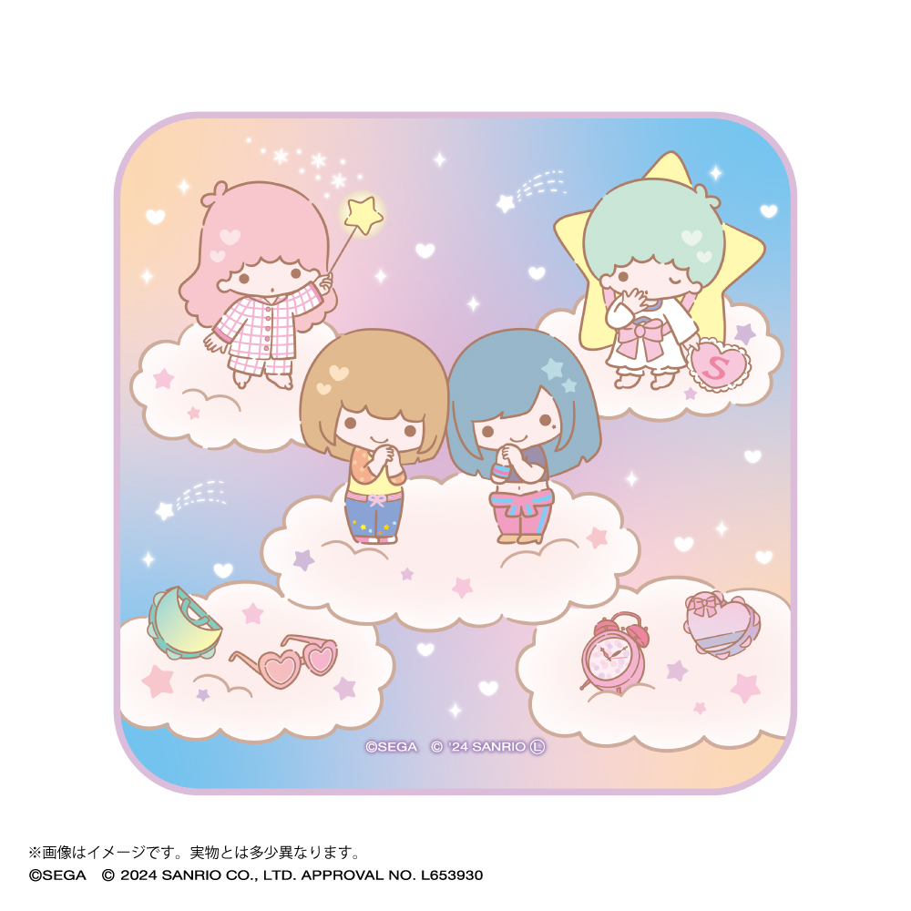オシャレ魔女♡ラブandベリー×サンリオキャラクターズ_ミニタオルD