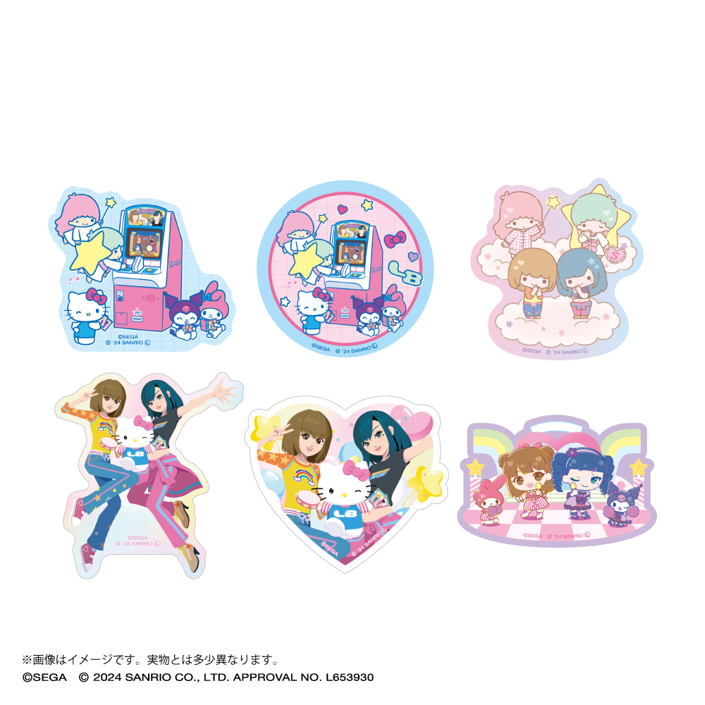 オシャレ魔女♡ラブandベリー×サンリオキャラクターズ_ステッカーセット