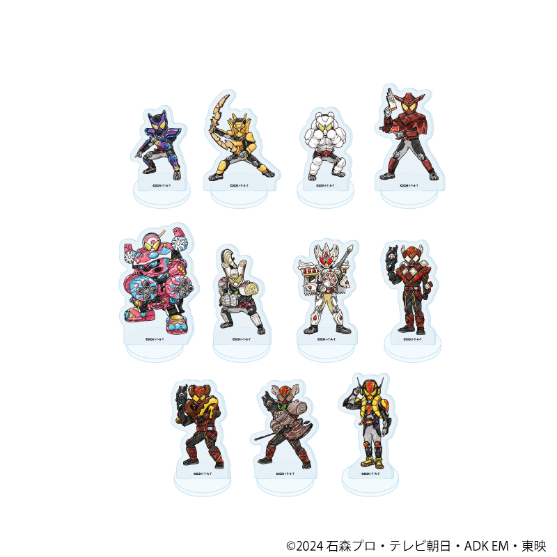 仮面ライダーガヴ_アクリルぷちスタンド01/BOX(全11種)(グラフアートイラスト)【コンプリートBOX/11個入り】