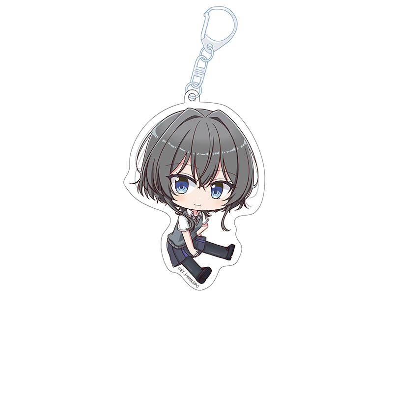 ささやくように恋を唄う_ぺたん娘アクリルキーホルダー 朝凪依