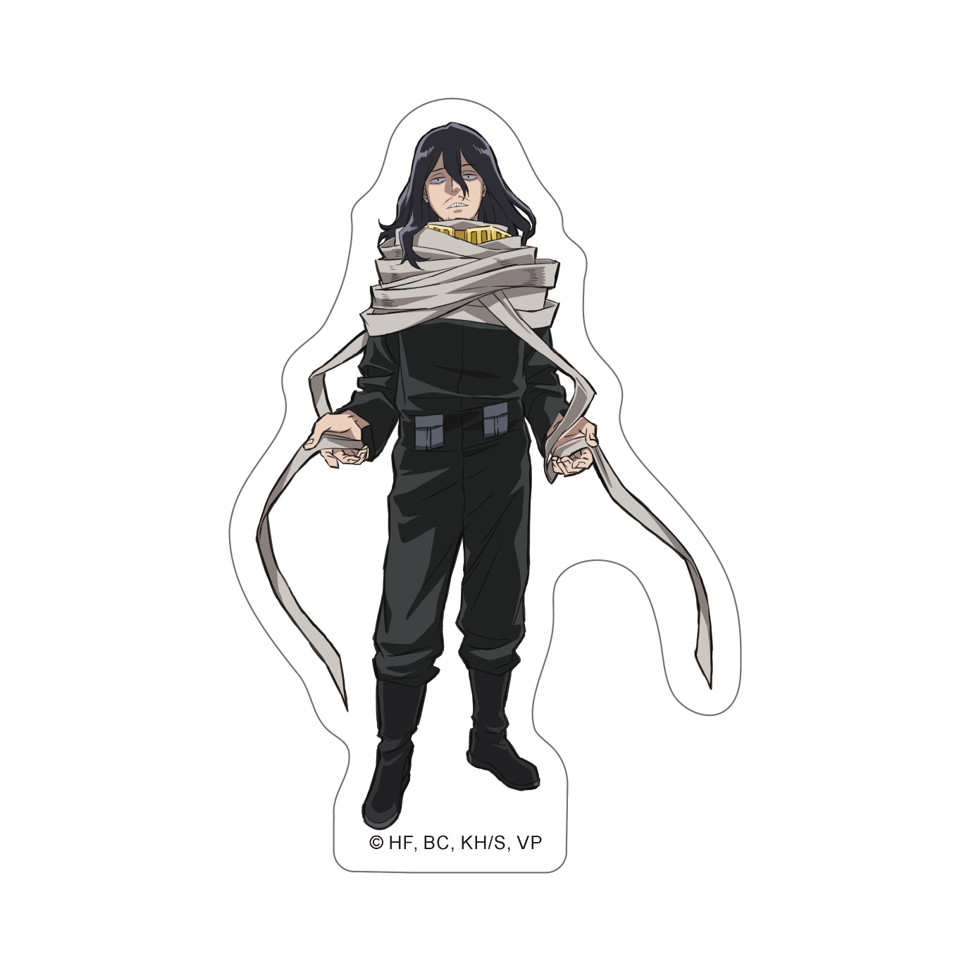 ヴィジランテ -僕のヒーローアカデミア ILLEGALS-_ダイカットステッカー／イレイザーヘッド