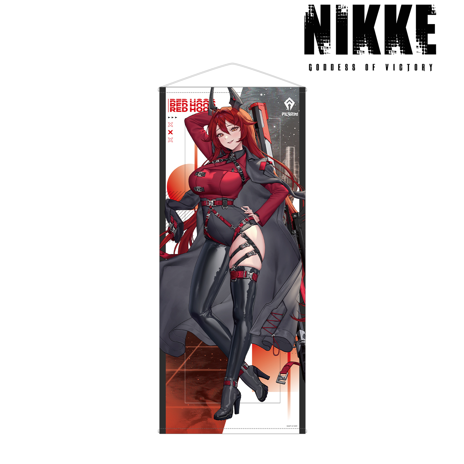 勝利の女神：NIKKE_LOVECACAOさんイラスト レッドフード タクティカルファッションver. 等身大タペストリー